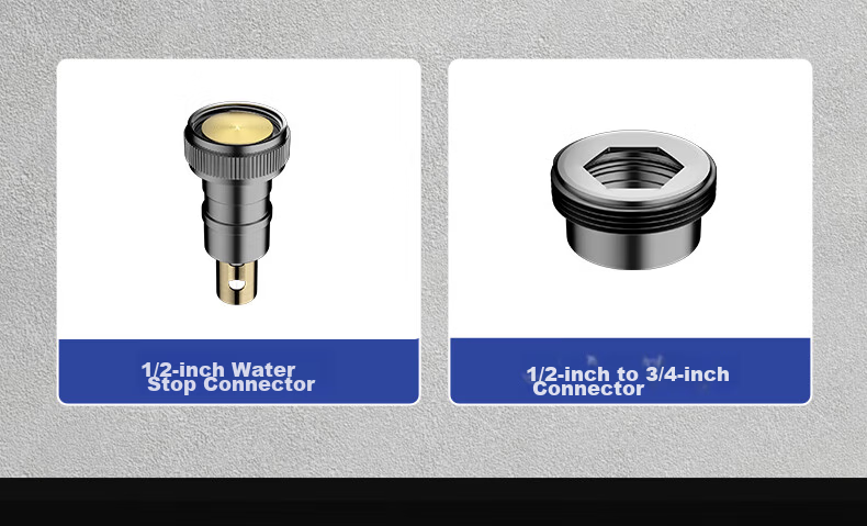 Muvi Faucet Hot and Cold Water Inlet Hose for Washbasin Kitchen Faucet with Tapered Connector 304RGD 60cm 13