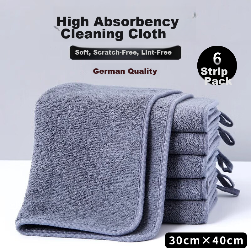 TOMMY DUCK Heavy-Duty Absorbent Cleaning Cloth for Housekeeping, Thickened, Lint-Free, Streak-Free, Multipurpose Cleaning Towel for Tables and Floors