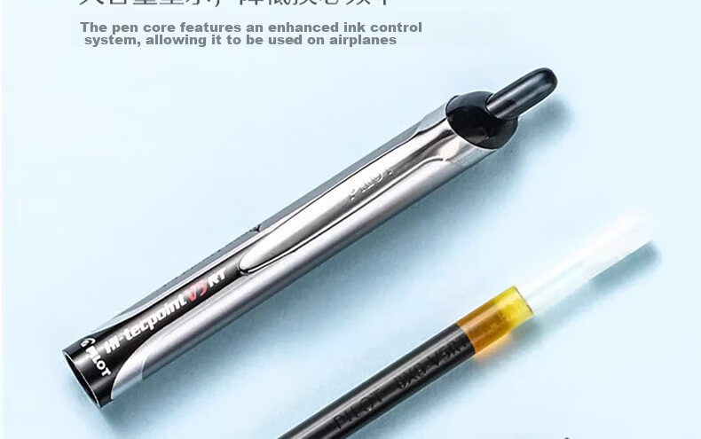 PILOT BXRT-V5 Black Retractable Gel Pen 0.5mm Student Signature Pen Business Water Pen Exam Writing Pen High-Quality Stationery Set Carbon Ink Pen 3-Pack 10