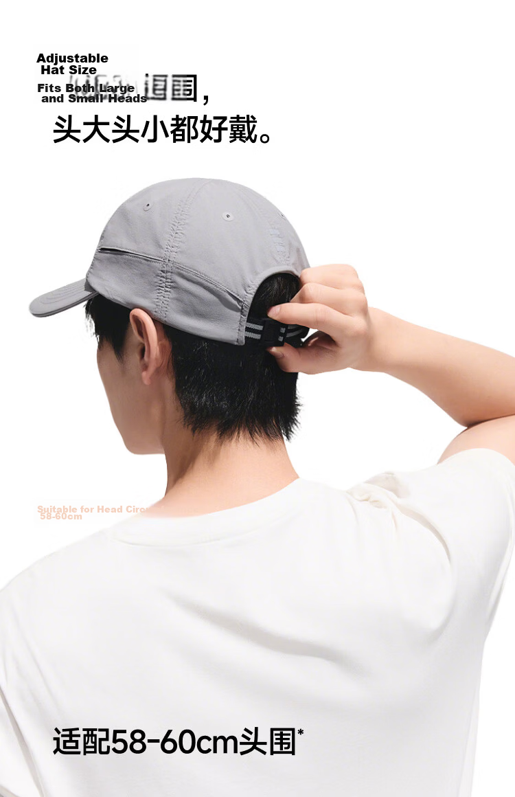 Beneunder Men's Baseball Cap, Sports Visor Hat, Sun Protection Hat, Fashionable And Versatile UV-Resistant AS019 18