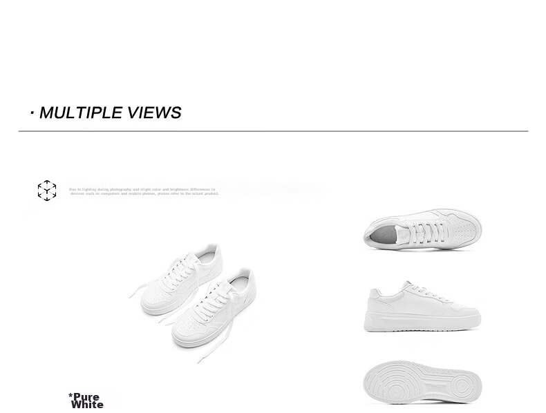 QIAODAN Men's Sneakers, Summer New Style White Shoes for Men, Breathable, Wear-Resistant, Thick-Soled, Height-Increasing Casual Sports Shoes for Me 28