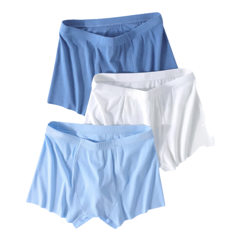 Hzasz Children's Underwear, Boys' Modal Lightweight Boxer Briefs, Youth Antibacterial Sports Shorts, No Chafing Four-Corner Underpants