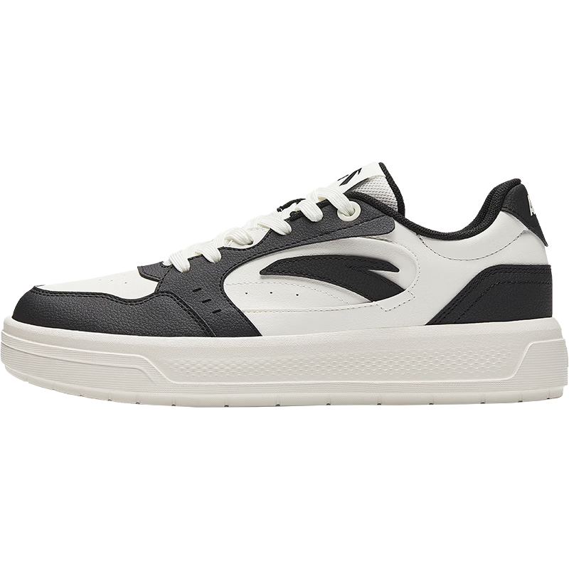Anta Breeze Classic Thick-Soled Height-Increasing Casual Sneakers for Men Summer Simple White Shoes Versatile Student Sports Shoes