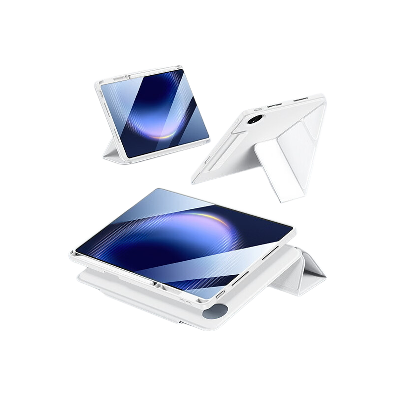 Shanmo Magnetic Protective Case for Huawei MatePad Pro Max 13.2-inch 2026 Model, Anti-Bend and Shockproof, 720° Rotation - Gray