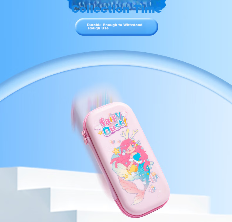 M&G Stationery Primary School Pencil Case Prince EVA Large Capacity Pencil Box Lightweight Durable PP Pencil Case Birthday Gift 9