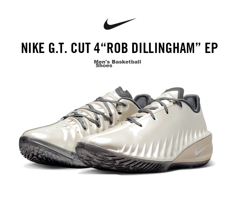 NIKE Men's Basketball Shoes G.T. CUT 4 Dillingham Edition IQ8243-001 Champagne Gold Size 45 1