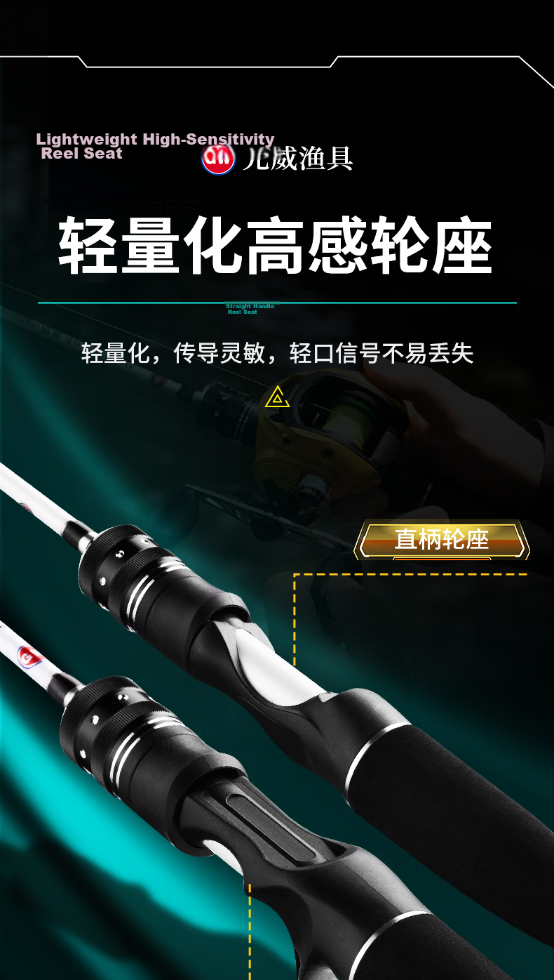 GW 1.8m Gun Handle Gangsheng Lure Rod ML Power Baitcasting Reel Lure Set for Perch and Black Bass Fishing Gear 10