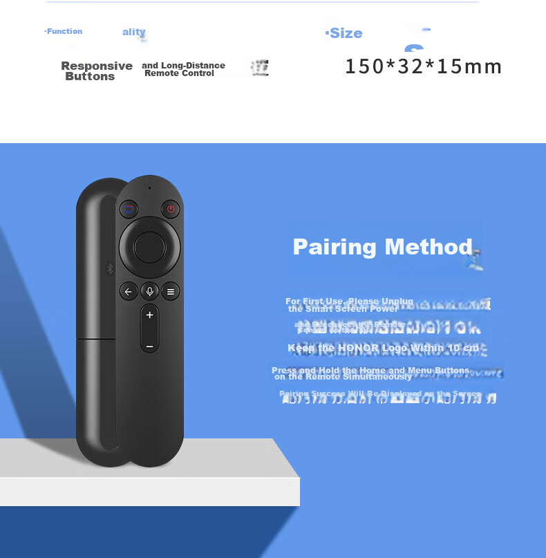 Dongpuli Universal Bluetooth Voice Remote Control for Huawei Honor HarmonyOS Smart TV S SE V X1 HDRC-BV1 v65 19