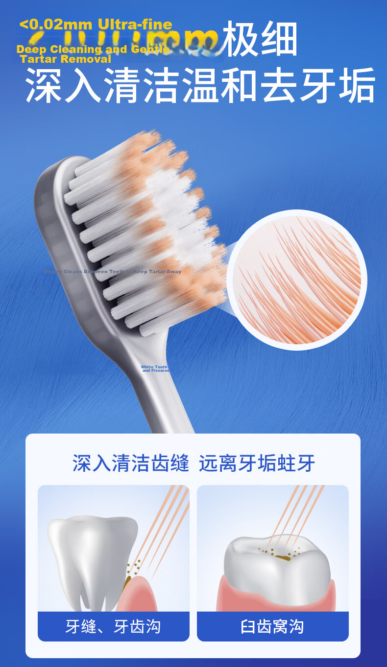 ApaCare Soft Bristle Wide Head Toothbrush for Adults, Top 10 Famous Brands, JD Self-operated, Unisex, Individually Packaged, 12 Pieces 8