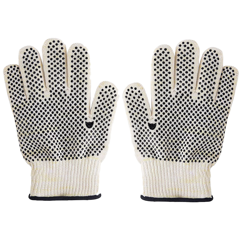 Shandouao Heat-Resistant Gloves, 500 Degrees Insulation Anti-Scalding SD-GW400 Non-Slip Gloves, 1 Pair