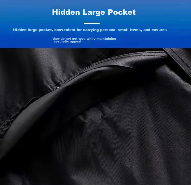 Huipute Split Raincoat, Long Outdoor Thickened Full-Body Heavy Raincoat And Pants Set, Customizable 5