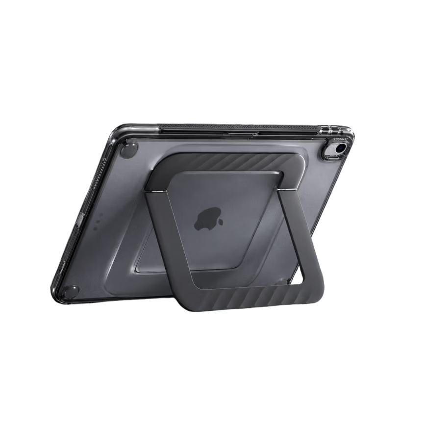 Torras Ultra-Thin New iPad Pro 2025/24 Stand Case for iPad Pro 11-inch M5/4-Core Pen Slot Protective Black Case