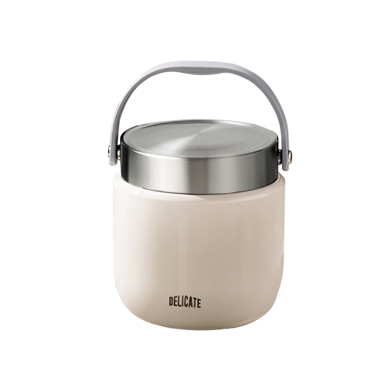 Ymer Double-Layer Insulated Lunch Box with Extended Handle, Stainless Steel Soup Container and Bowl for Office Workers and Students, New Model