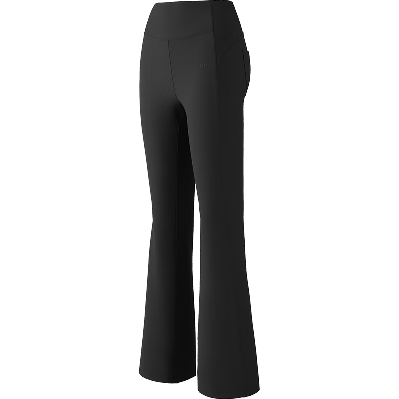 Beneunder Fleece-Lined Casual Pants for Women, Slim-Fit Flared Shaping EL015 Twilight Black [Warm Style] Size S