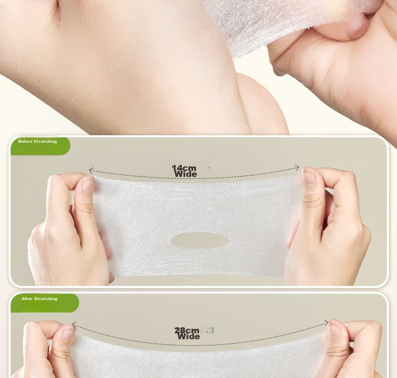 AMORTALS Lightweight Soft Flexible Moisturizing Facial Cotton Pads Makeup Remover Cotton Sheets 14