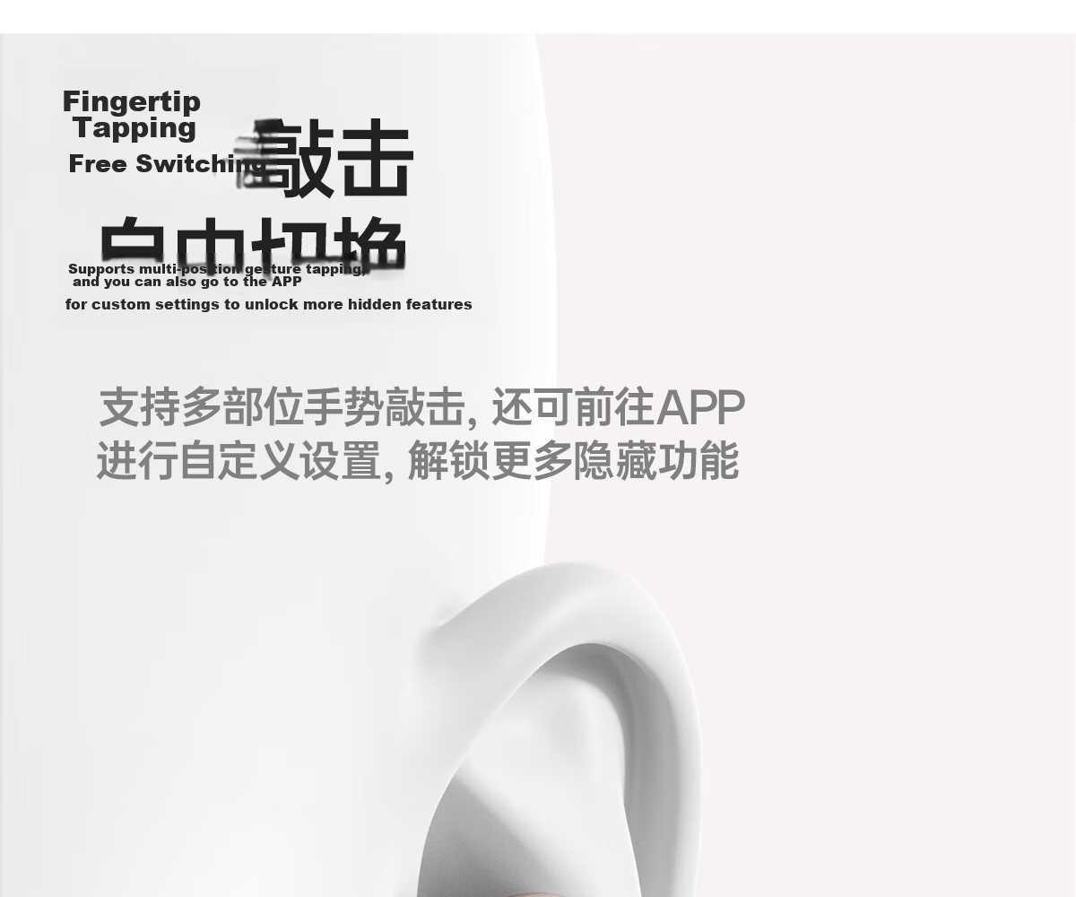 Edifier Huazai Bluetooth Ear Clip Earphones OLED Display IP56 Waterproof Bluetooth 5.4 35H Battery Life Compatible with Apple Huawei Xiaomi Eden Purple 28