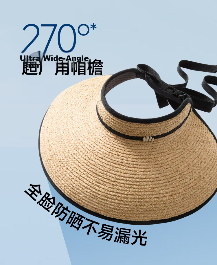 Beneunder Sun Hat, Summer UV Protection Hat for Women, Straw Hat, Wide Brim Sunhat, UV-Resistant, Egg Roll Style Hat UL558 7