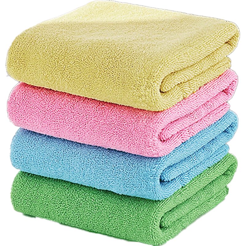 Jiabangshu Fiber Kitchen Cleaning Cloth Dishwashing Cloth 25x25cm 4pcs Oil-Resistant Absorbent