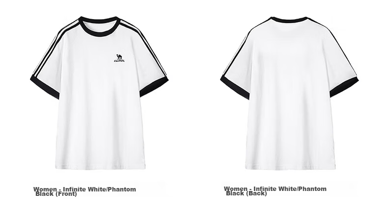 CAMEL Dilireba Style Short Sleeve Soft Cotton T-Shirt Unisex Summer New Loose Casual Sports Top 45