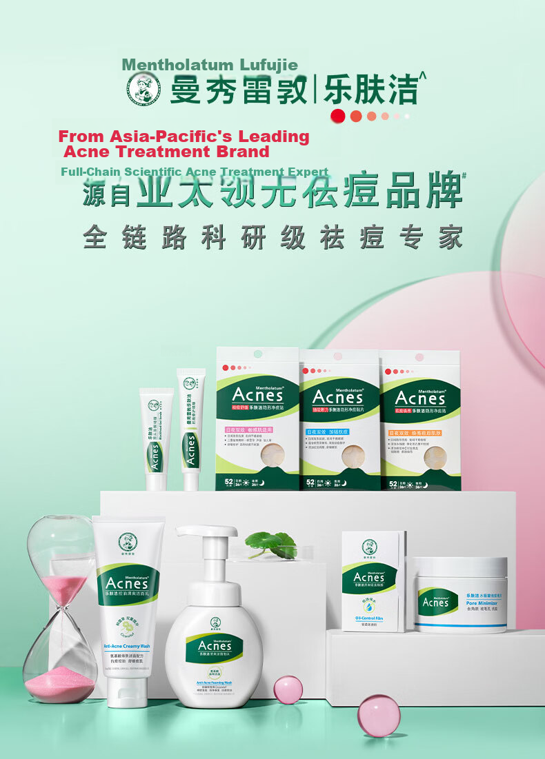Mentholatum Lipcare Invisible Acne Patch Concealer Anti-Acne Day and Night Dual Effect 52 Pieces Pimple Absorbing Invisible Patch for Girls Dating Essential 24