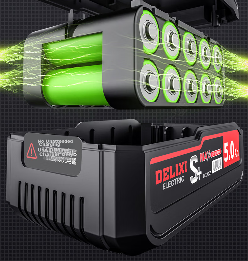 DELIXI ELECTRIC Brushless Impact Wrench High Torque Genuine Electric Wrench Lithium Battery Cordless Power Tool Charger Air Gun 9