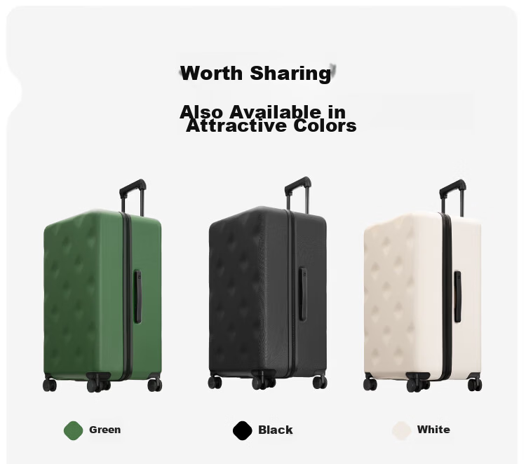 Bromen Bags Large Capacity Suitcase Trolley Case Travel Luggage Password Lock Suitcase for Business And Students, Check-In Luggage, 28 Inch Gree 20