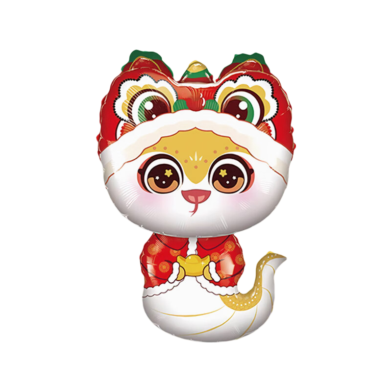 Duomeiyi First Birthday Scene Decoration Balloons, Zhuazhou Props Set, Snake Baby First Birthday Party Supplies Kit