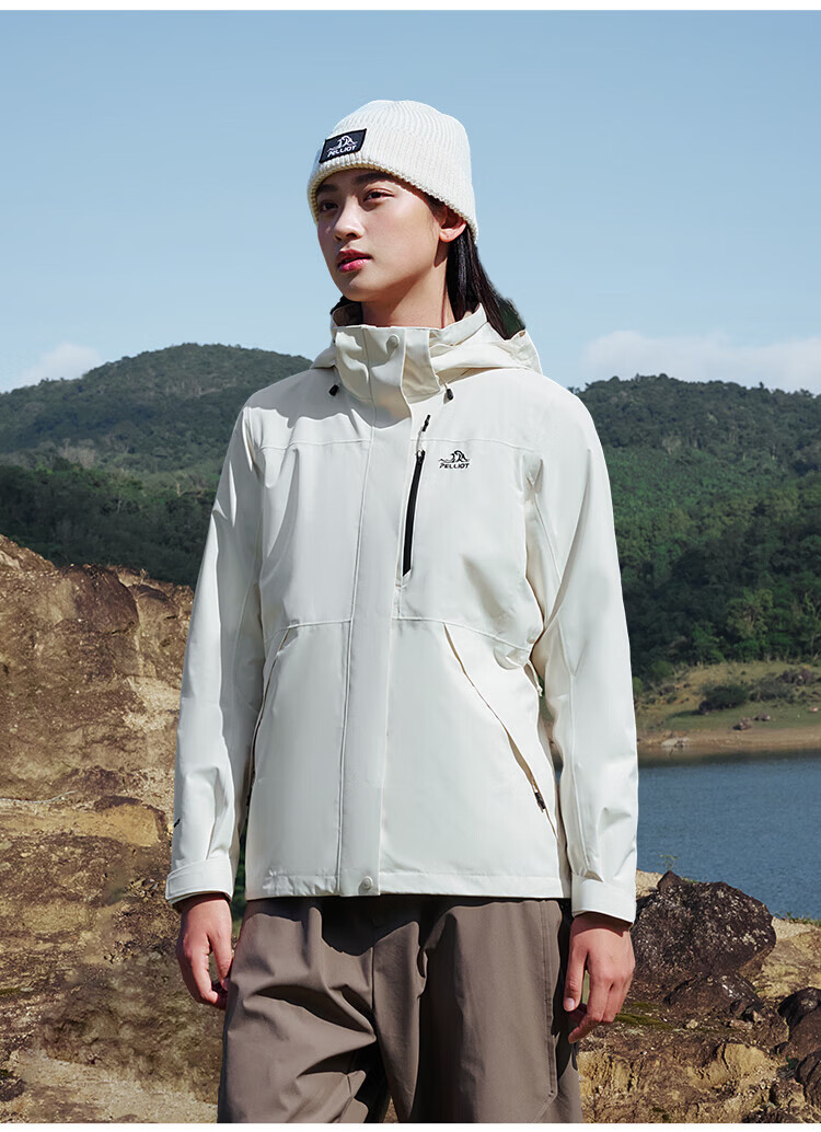 Pelliot Mountain Classic 3.0 3-in-1 Waterproof Jacket Spring Autumn Unisex Warm Coat 125301055 Purple M 21