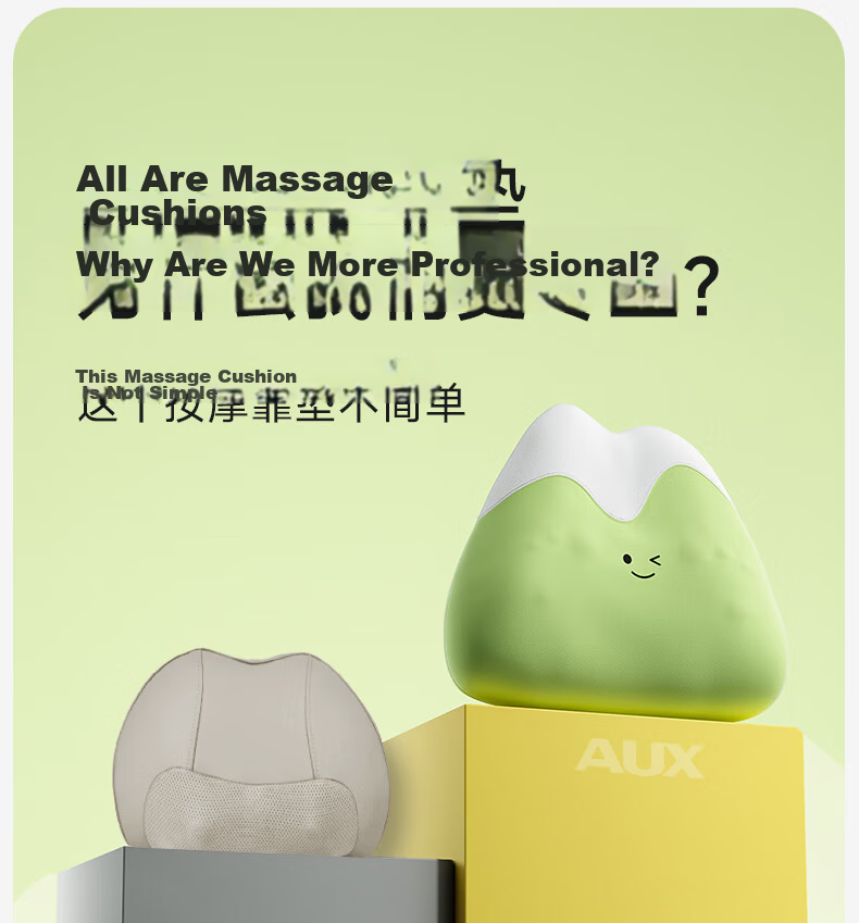 AUX [Mid-Autumn Festival Gift] Waist Massager, Shoulder And Neck Massager, Back And Leg Massage Pillow, Massage Cushion for Home And Office Use, Practical Birthday Gift for Parents, Boyfriends, Girlfriends 9