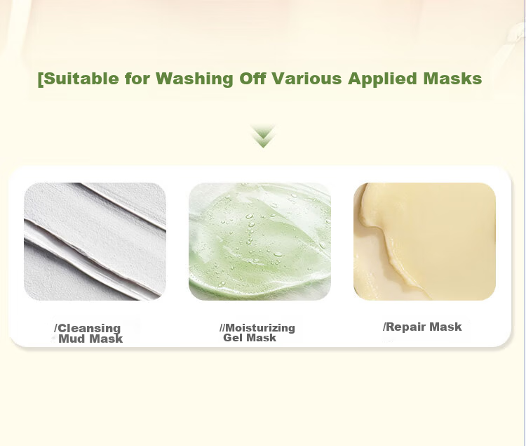 AMORTALS Soft Facial Cleansing Puff Slipper Skin-Friendly Holiday Gift 3