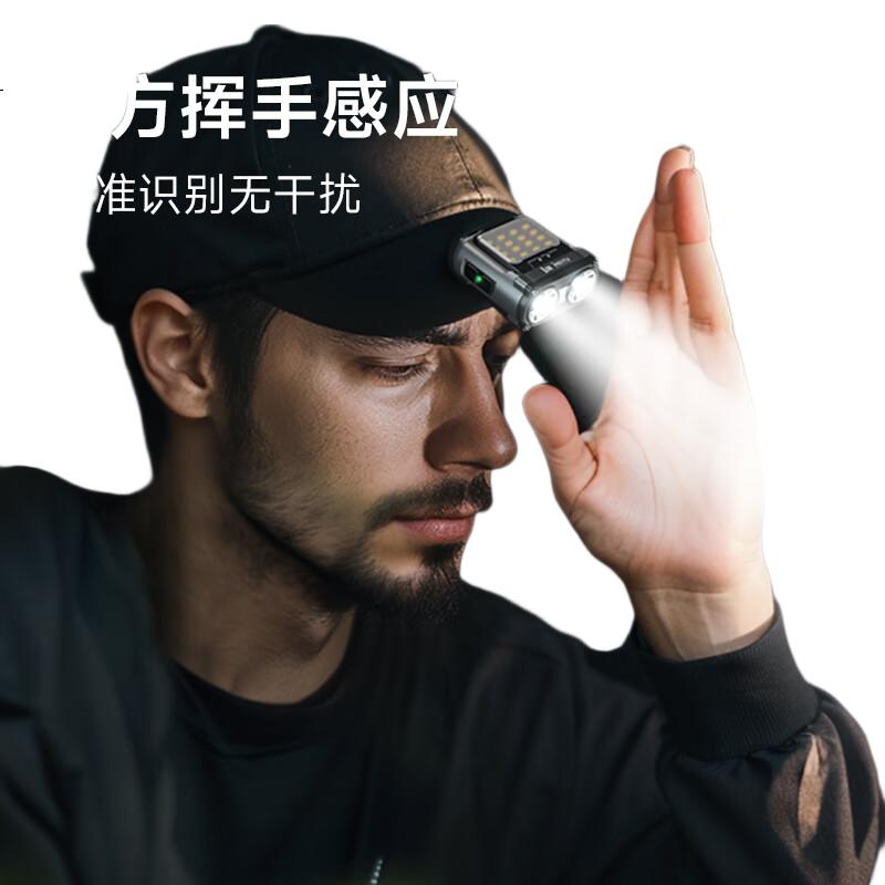 LEM Night Fishing Headlamp Ultra-Bright Long Battery Life Fishing Sensor Cap Clip Headlight Rechargeable