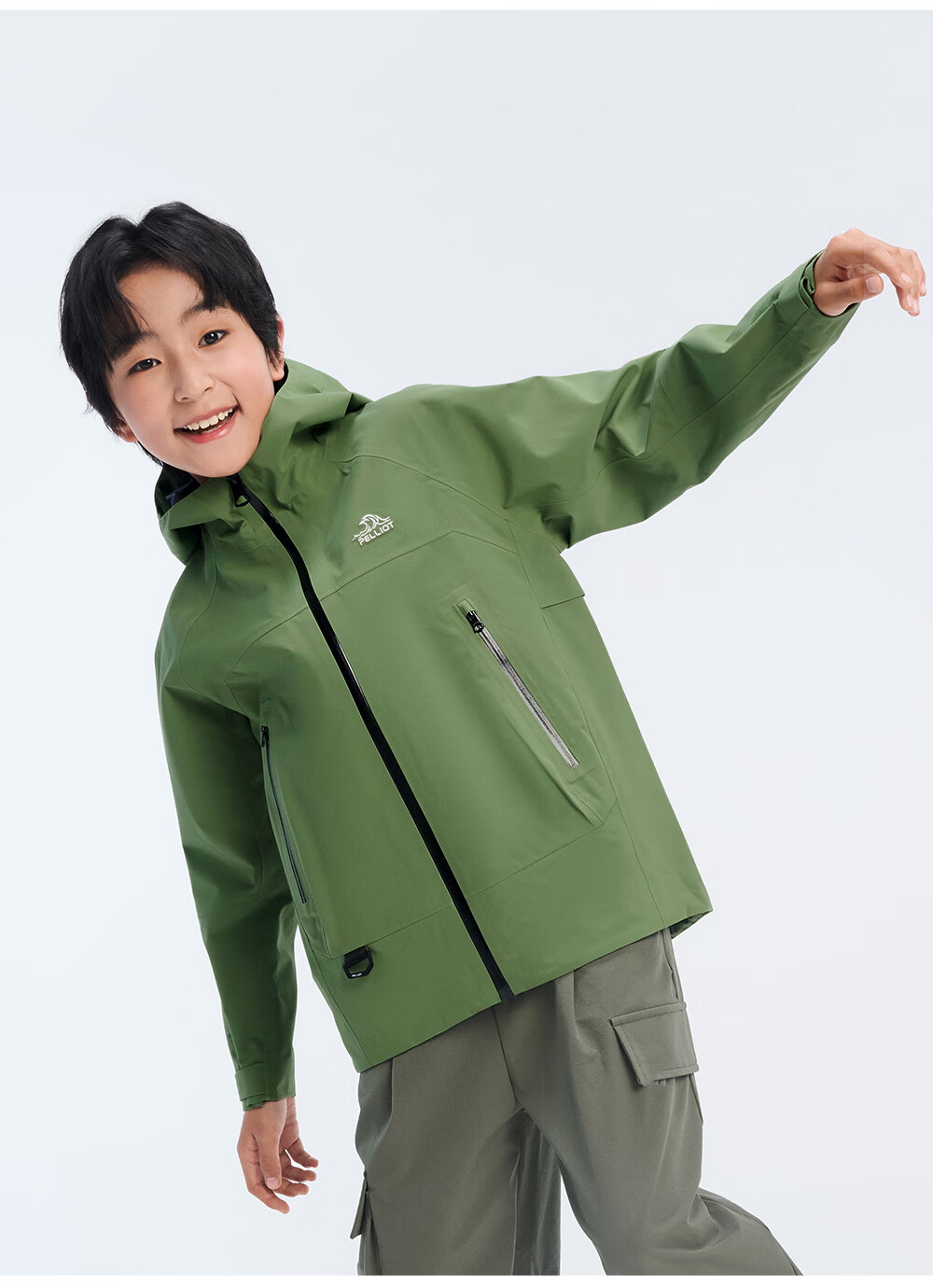 Pelliot [Xiaoshanke] Children's Outdoor Hardshell Windproof Jacket for Boys And Girls, Model 135101017, Purple, Size 140 20