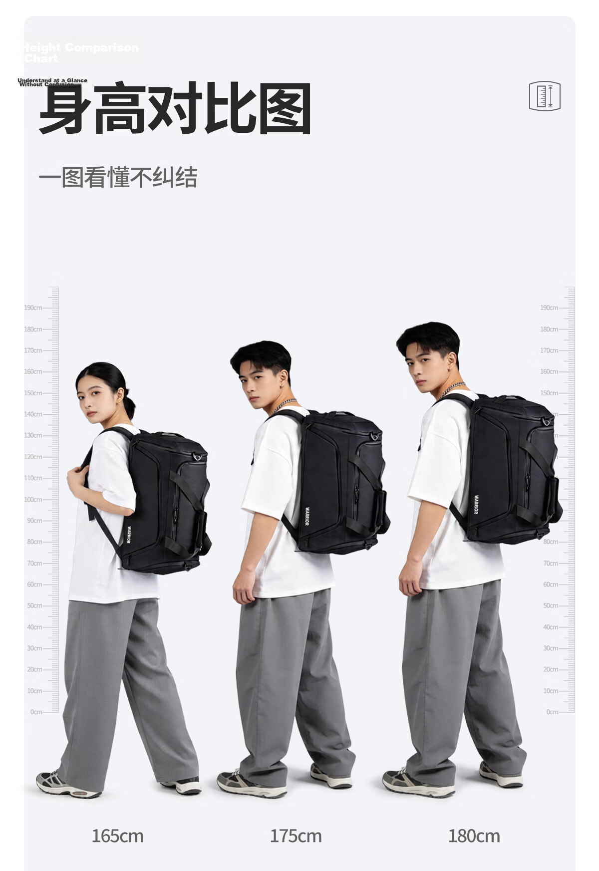 Warrior Handheld Travel Bag, Large Capacity for Men And Women, with Wet And Dry Separation, Suitable for Short Trips, Luggage Bag, Can Be Carried, Sports Fitness Shoulder Bag 17