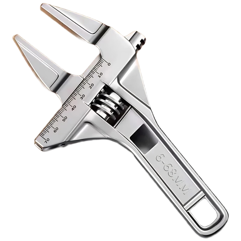 Chugong Bathroom Adjustable Wrench Large Opening Drain Pipe Faucet Repair Multi-Function Short Handle Universal Wrench