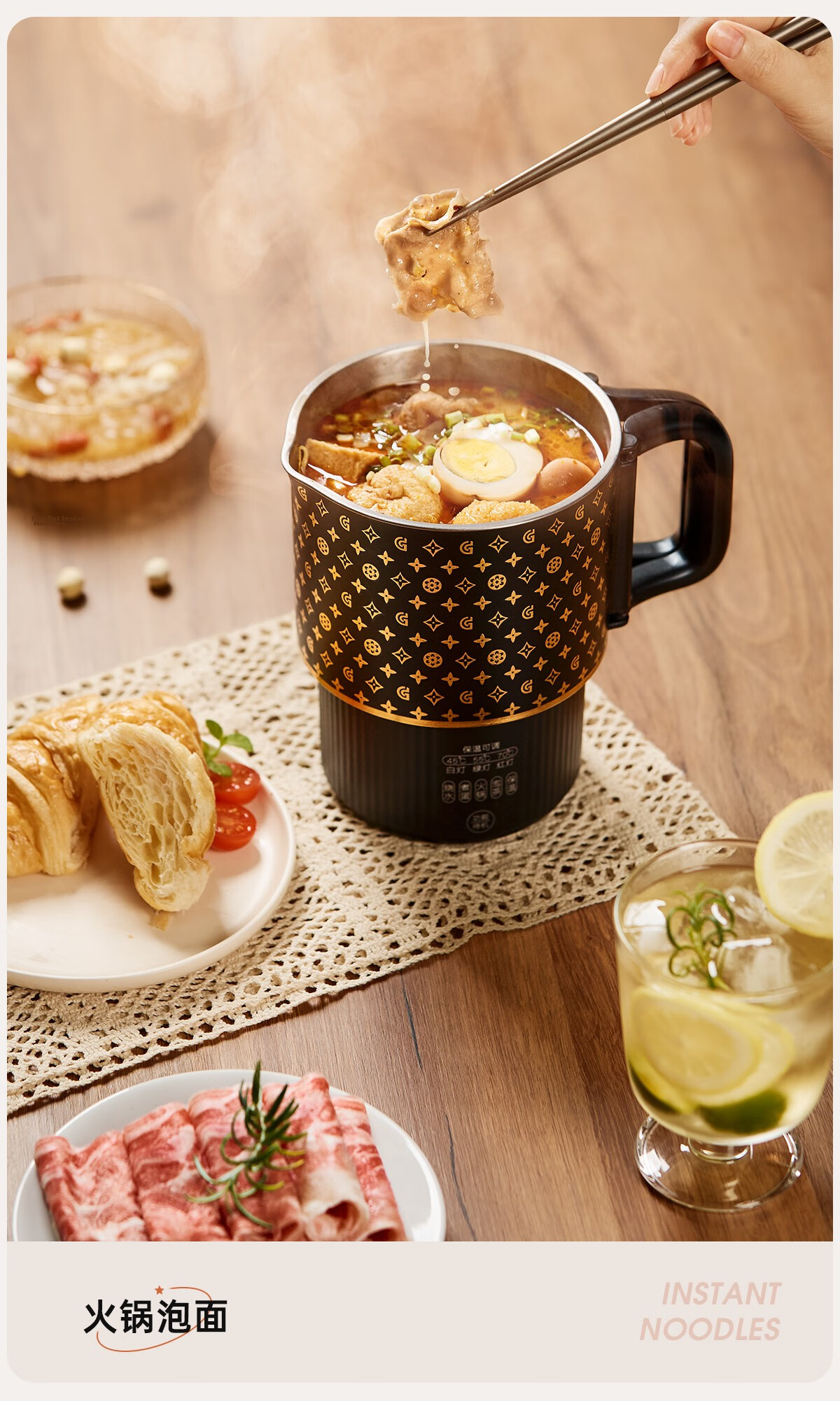 GREENIS Pure Titanium Foldable Portable Electric Kettle Mini Travel Water Boiler Multi-Stage Temperature Control Small Gift 10