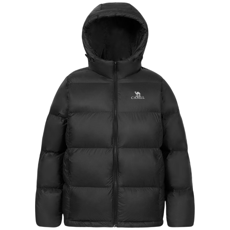 CAMEL Outdoor Short Water-Repellent Warm Down Jacket Puffer Coat