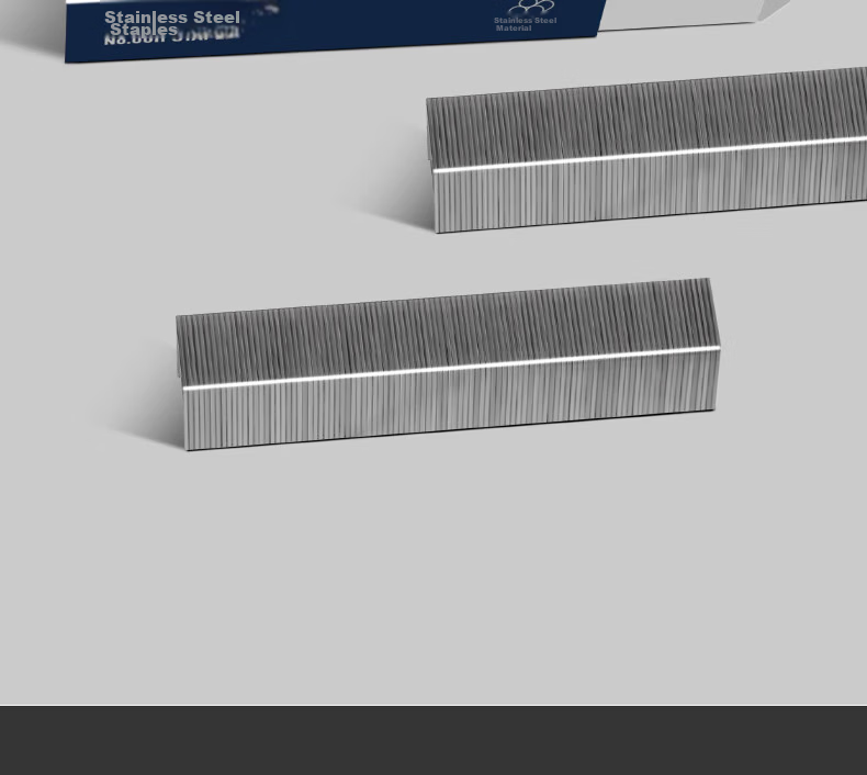 Deli 23/17 Stainless Steel Heavy-Duty Staples, Easy-Penetrating Staples, 1000 Pieces, Single Box, Suitable for Important Documents, Rust-Resistant And Moisture-Proof, 120-Sheet Capacity, 0217 14