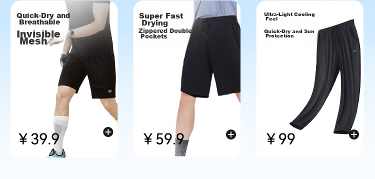 JD Original Ultra-Light Quick-Dry Running Shorts for Men, Fitness Training Moisture-Wicking Casual Knee-Length Shorts, Black, 3XL 3