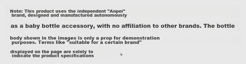 Anpei Universal Wide-Neck Nipple, Breast-Like Feel, for 15 Months And Above (Suitable for Haozai/Jikang/Pigeon) 1