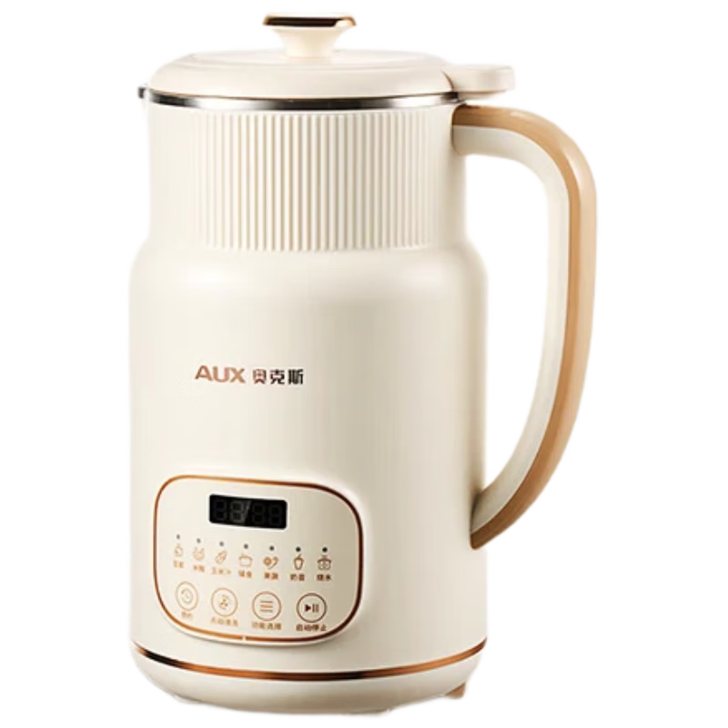 AUX 316 Stainless Steel 0.8L Soy Milk Maker Small Multifunctional Blender with Timer One-Key Cleaning Fully Automatic Filter-Free No-Boil 2025 New Model HX-PD18