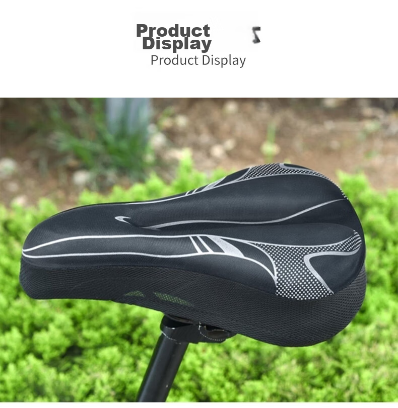 40,000km Bicycle Seat Cover Mountain Bike Comfortable Thickened Silicone Shock Absorption Soft Cycling Accessory 8