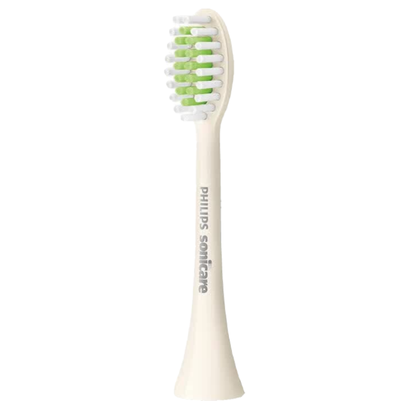 PHILIPS Electric Toothbrush Heads HX2033/05, Gentle Whitening Brush Heads, 3-Pack, Compatible with 5-Effect Treasure Brush Rissai HX2471/03 Gentle Series