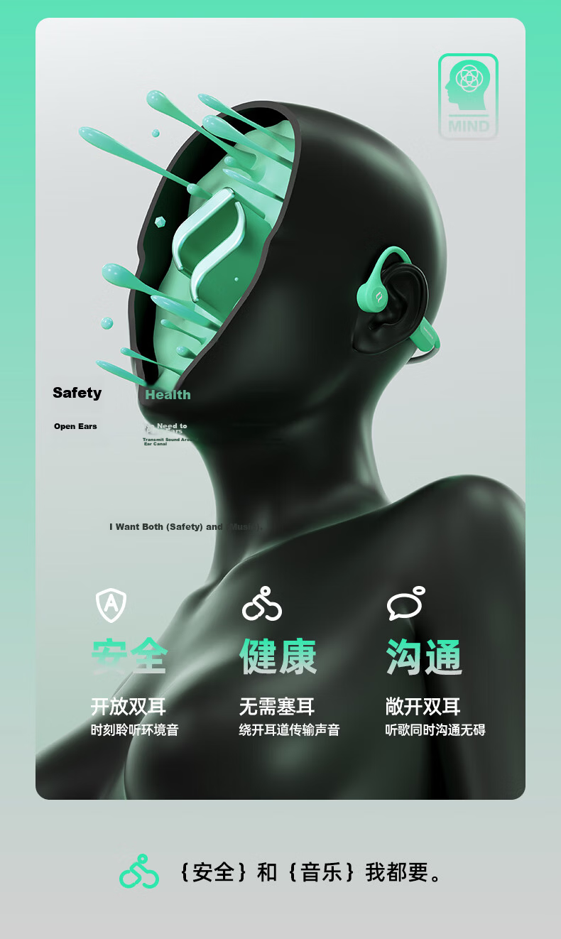 SHEYIN X7air True Bone Conduction Running and Swimming Sports Earphones Long-distance Marathon Fitness Ultra-long Battery Life IPX8 Waterproof Sweatproof Open Design 2026 New Black 16GB 10