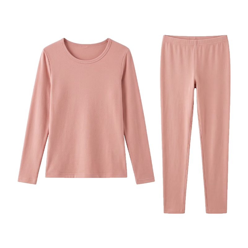 Yalu Antibacterial Mite-Resistant Anti-Static Pure Cotton Women's Thermal Underwear Set Autumn Winter Cotton Knitwear Pajamas