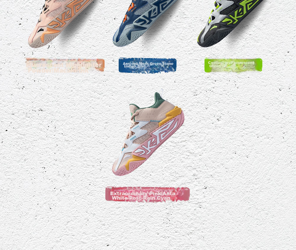 Anta Kids Boys Sports Shoes 2026 Summer Breathable Mesh Durable Cement Basketball Shoes A12621102 7