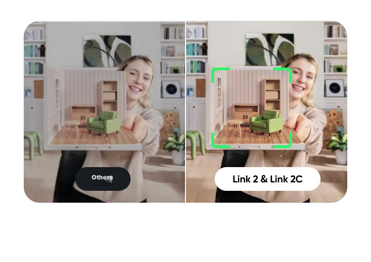 Insta360 Link 2 Gimbal Edition Conference Live Streaming Camera 4K HD Beauty Computer External Webcam with Built-in Microphone USB/C Plug and Play (Dynamic White) 7