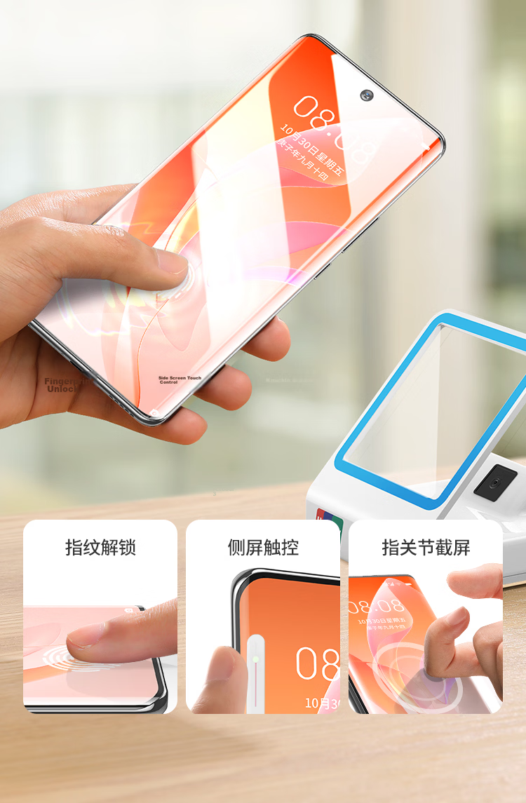 Ugreen Screen Protector for Honor 80/80SE/70/60/60SE, Hydrogel Soft Film, Non-Tempered, Full-Coverage Curved Screen, HD Anti-Fingerprint Scratch-Resistant, 2-Pack 5