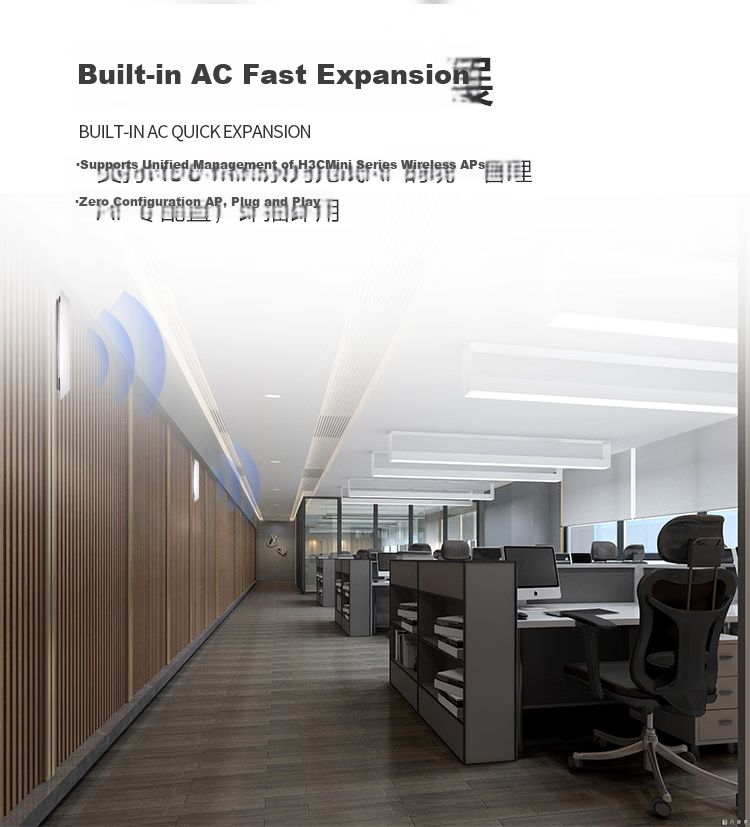 H3C ER3200G3 Dual WAN + 3 LAN Gigabit Enterprise Wired Router, Supports 150-200 Devices, Internet Behavior Management, Graphical Configuration 4