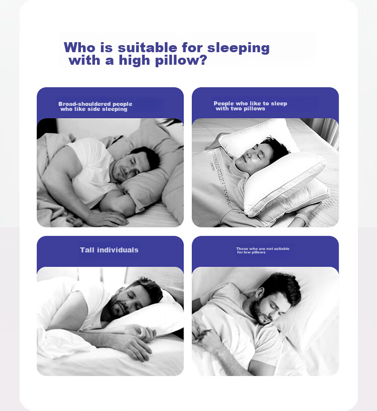 AiSleep Men's Extra Large Thick Memory Foam Pillow for Tall and Strong, Side Sleep Neck Support, Deep Sleep Cervical Pillow 3