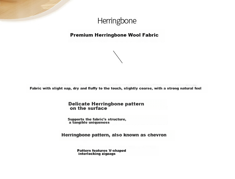 Baleno Herringbone Wide-Leg Pants for Women Spring Autumn 2026 New Woolen Split Pants Versatile Straight Narrow Casual Trousers 3